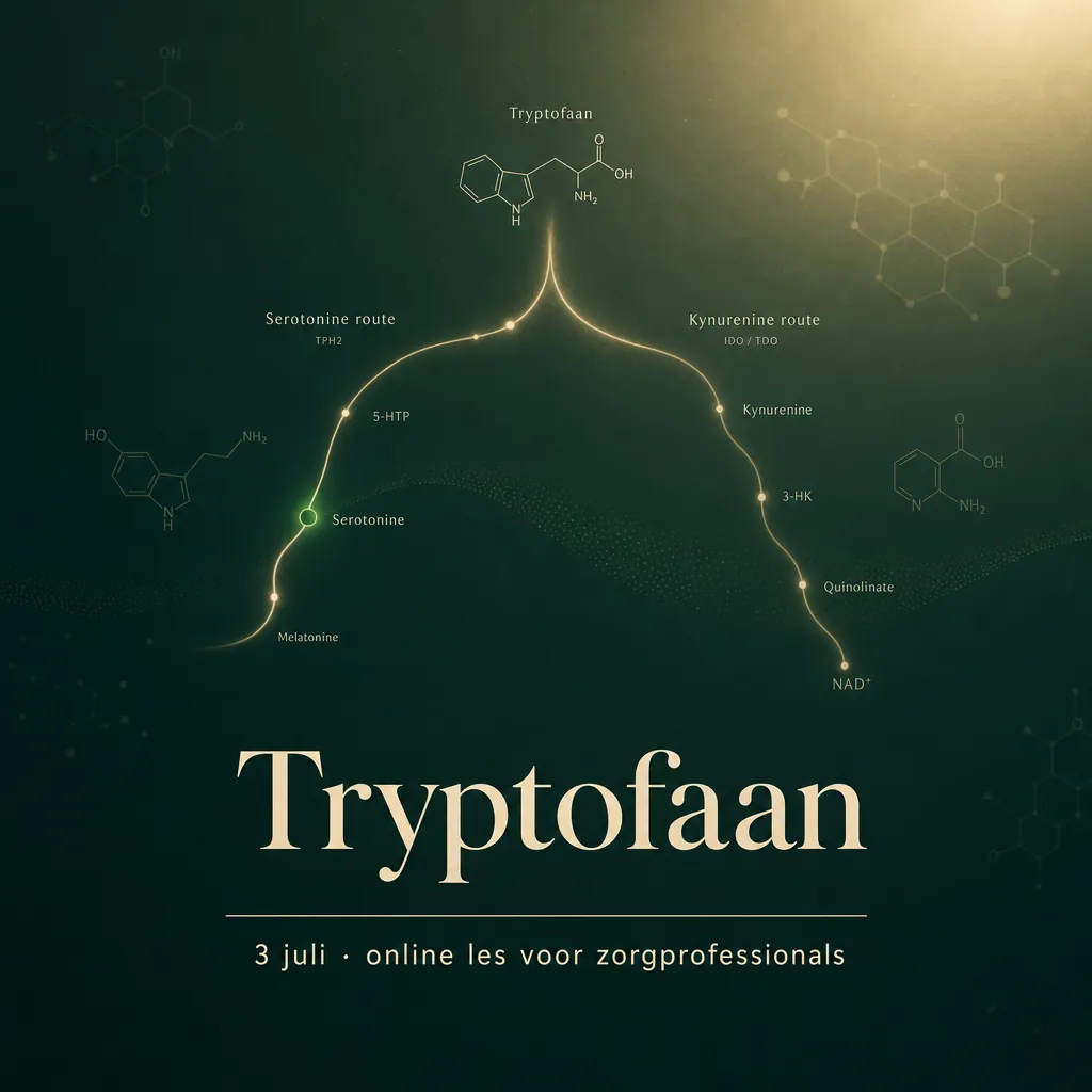 Tryptofaan-stofwisseling &mdash; online les 4 september voor zorgprofessionals