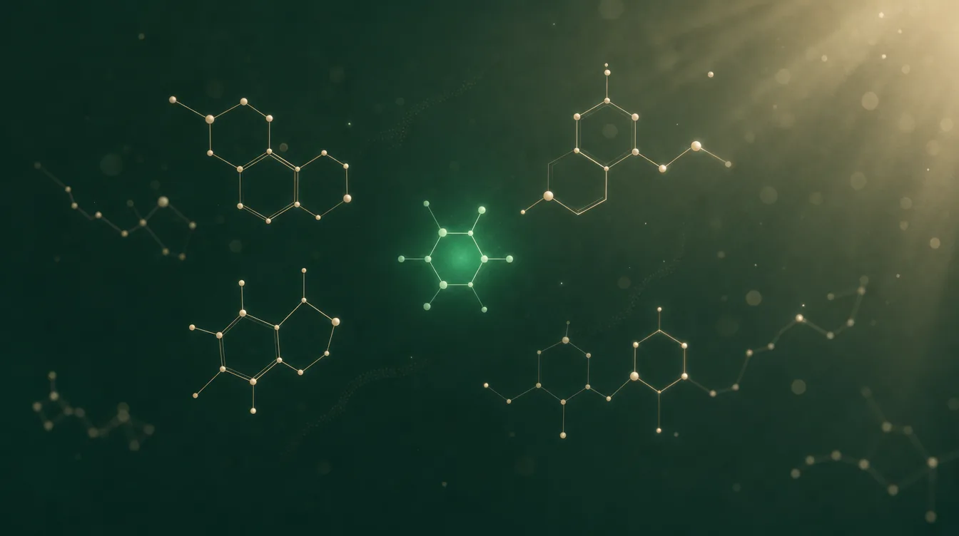 Visualisatie van vitamine cofactor-chemie — vetoplosbare en wateroplosbare structuren